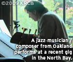 A jazz musician at a recent gig.