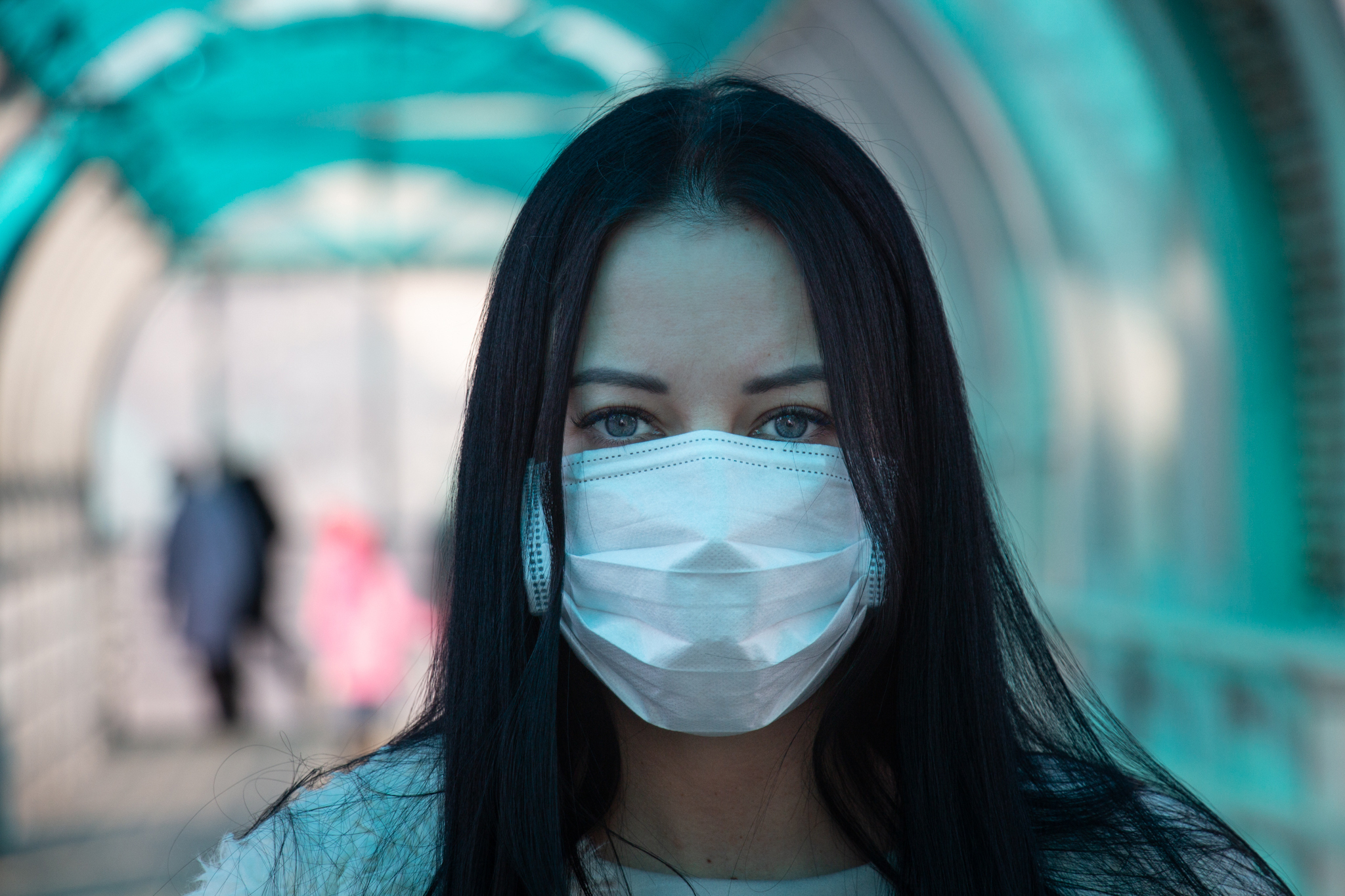 COVID 19 Girl in mask