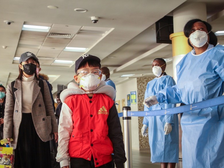 corona arival travis