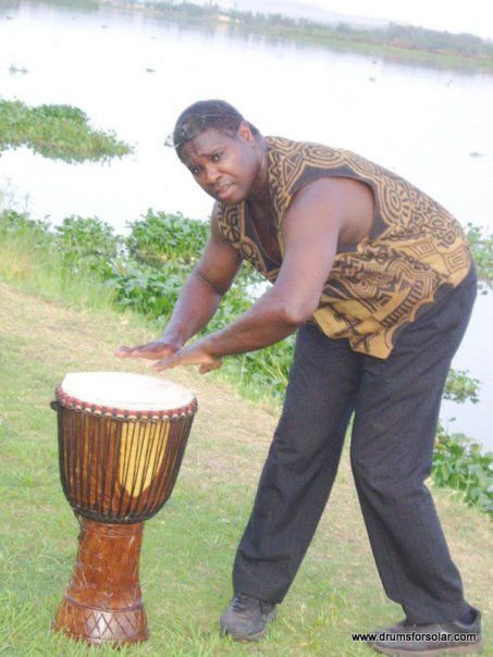 Bruce drumming