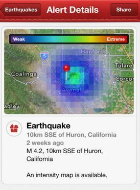 Quake screen