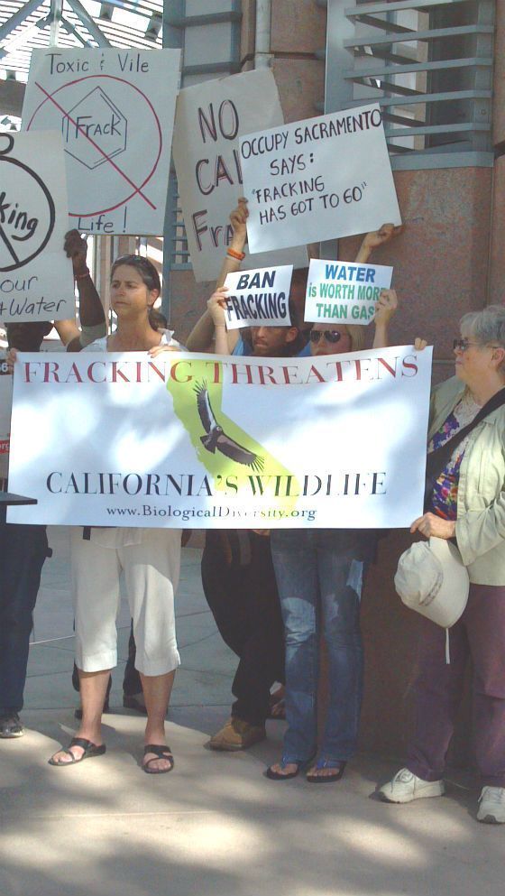 frack protest