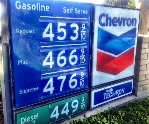 price at pump