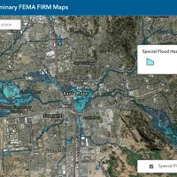FEMA preliminary flood map
