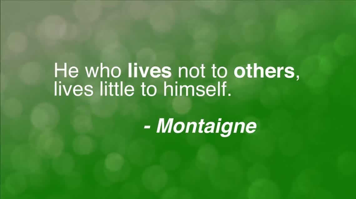 He who lives